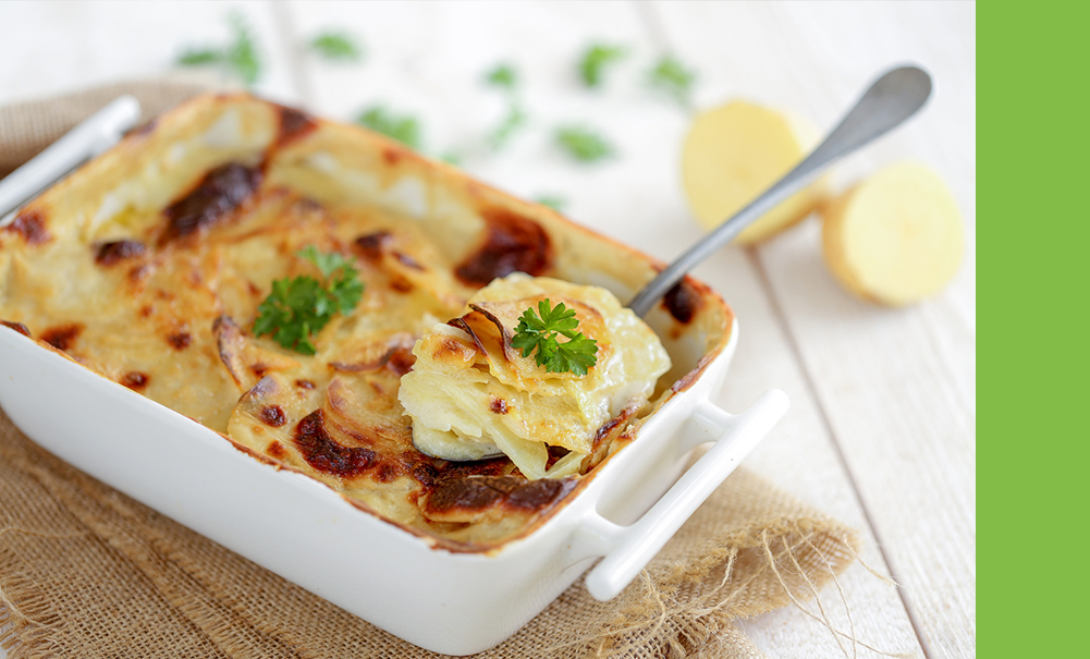 Gratin dauphinois au micro-ondes