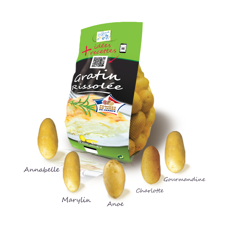 Recettes Gratin Pomme de Terre Rissolée par Dussurgey - Les Produits du ...